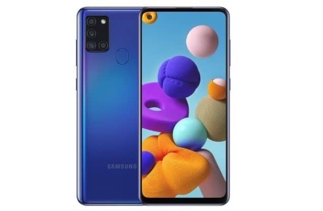 Samsung galaxy a21s blu