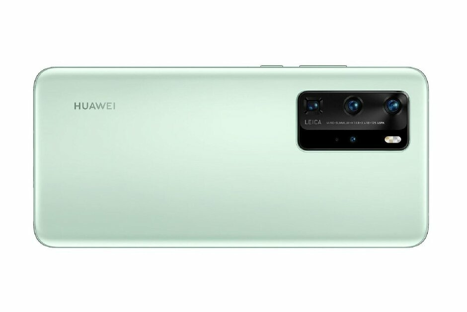 Huawei p40 pro in colorazioni mint green